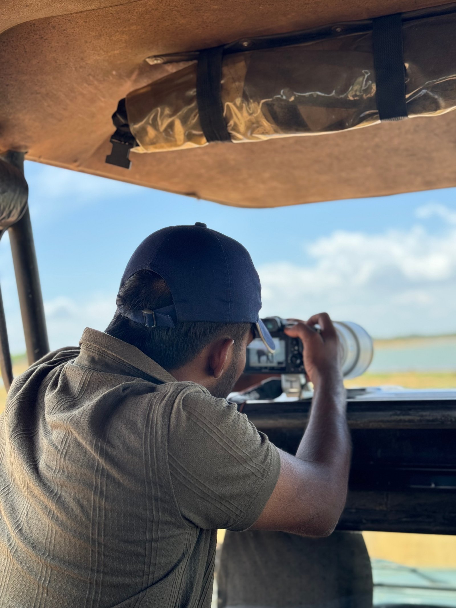 Behind the scenes field photography from a FINDMO wildlife and tourism production shoot